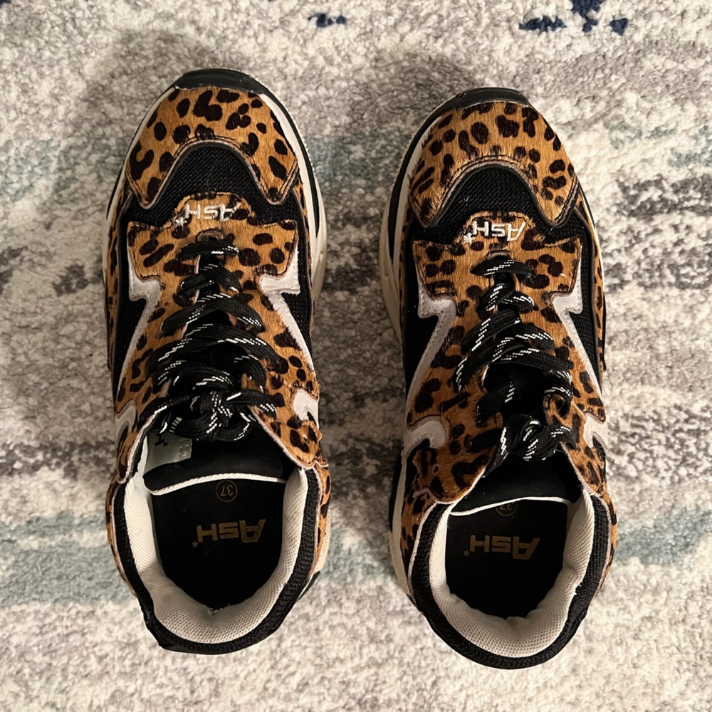 Ash Real Calf Skin Sneakers